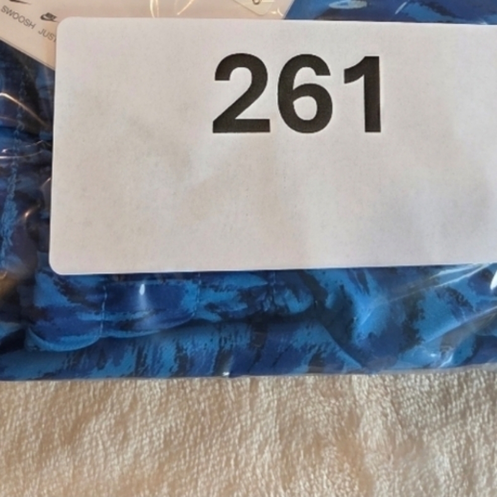 Nike Kids Small Blue Dri-Fit Training Shorts FQ4527-435 Abstract Print Pull On - Picture 10 of 10